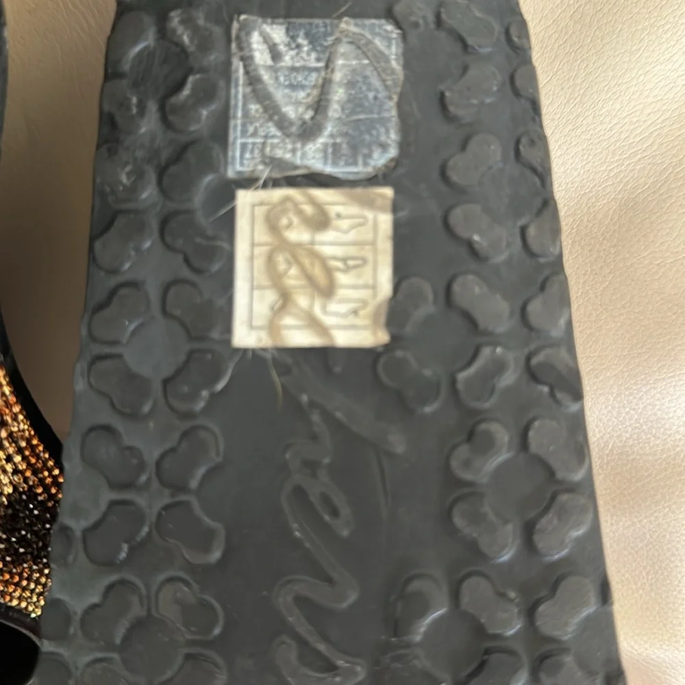 Skechers Cali Gear Leopard Shimmer Sandals - Picture 6 of 6